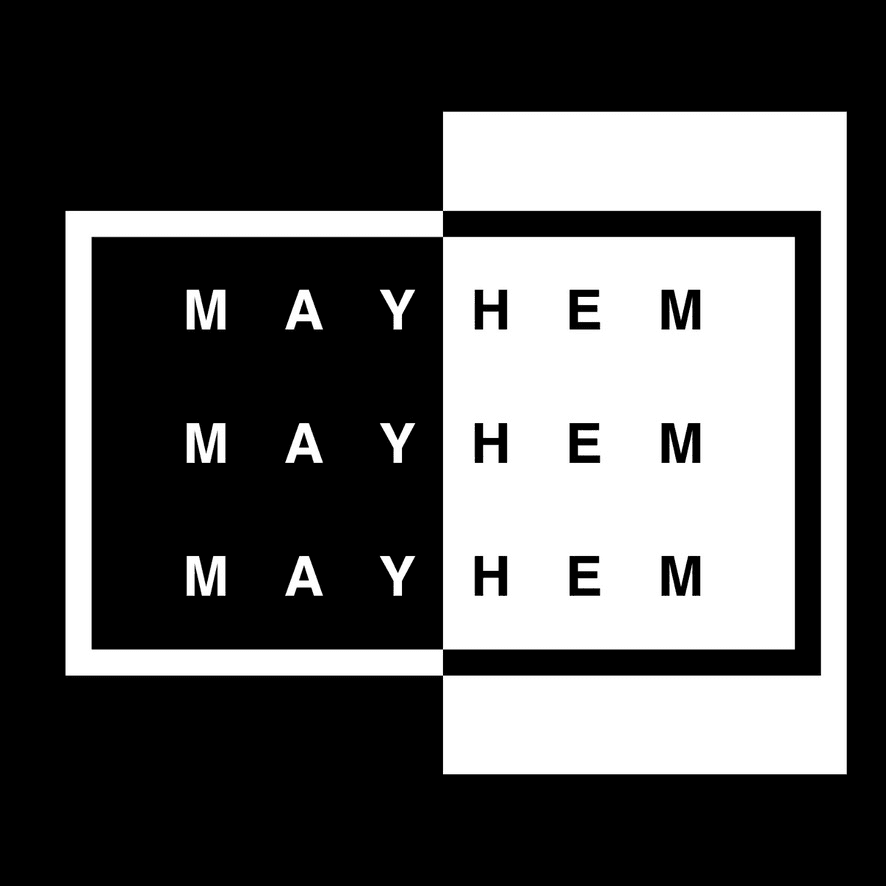 Mayhem #2 x ECHT event artwork