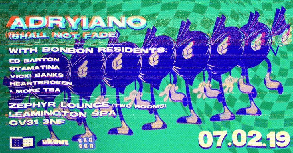 BonBon II with Adryiano event flyer