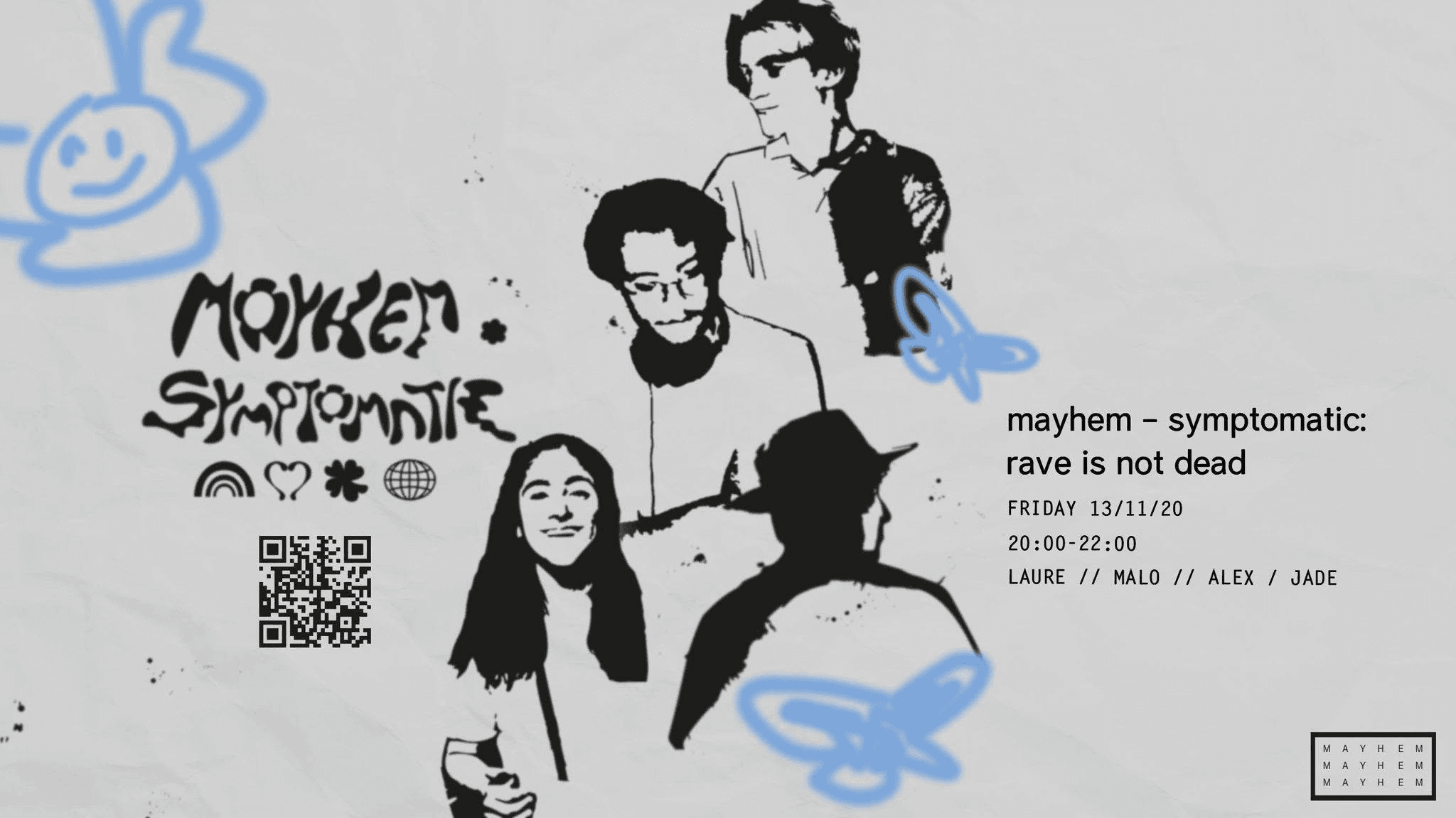 Mayhem Symptomatic live DJ set artwork