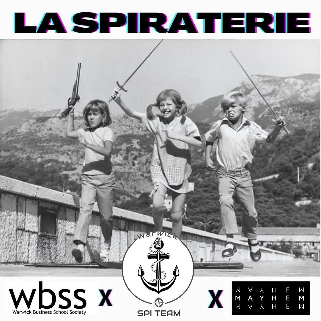 La Spiraterie collaborative party flyer