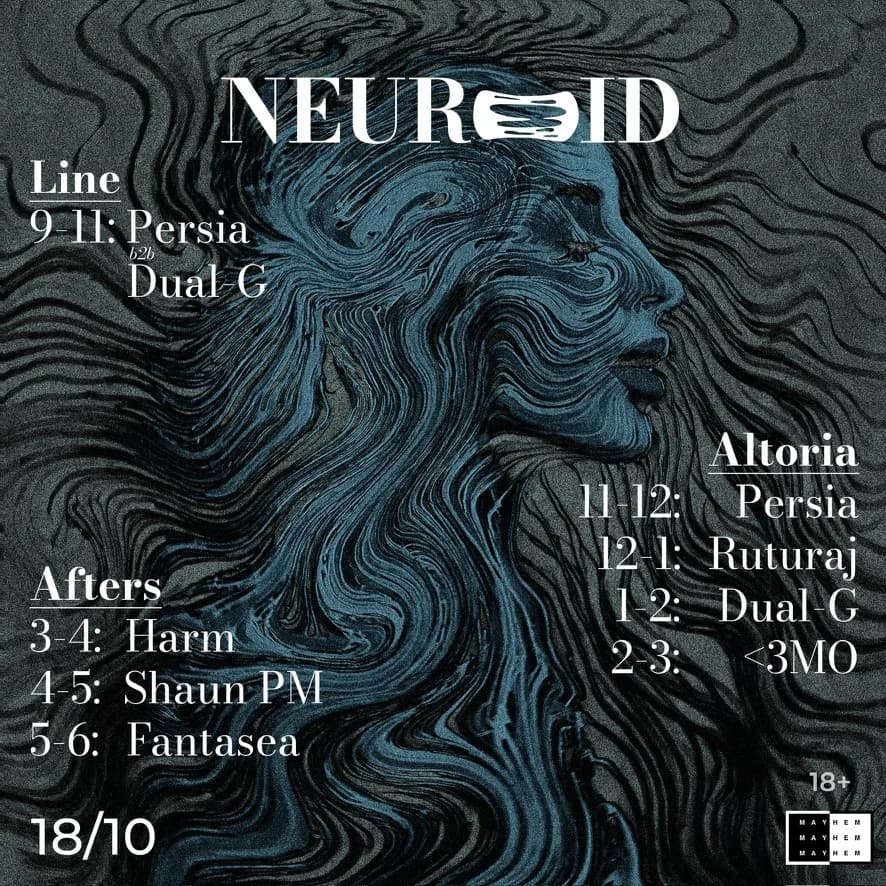 Neuroid full running order