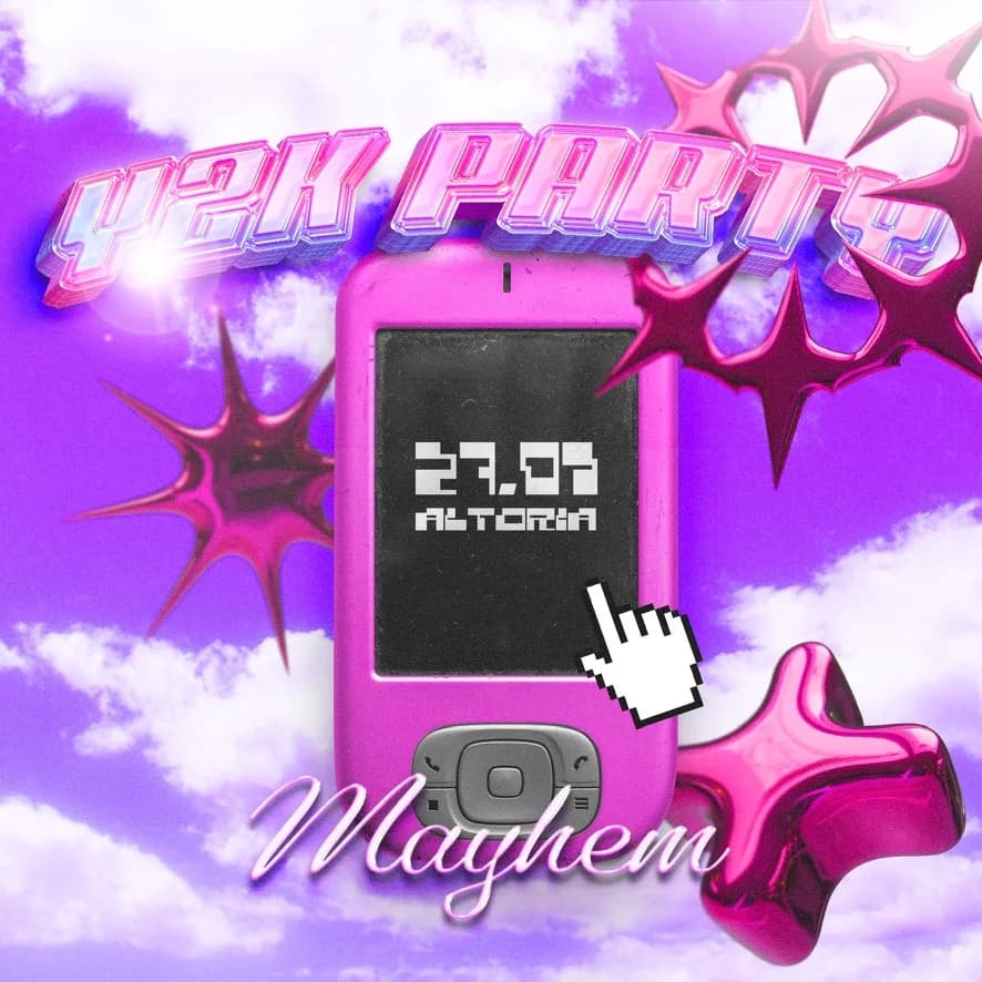 Y2K Party flyer