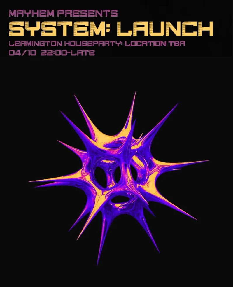 System Launch flyer