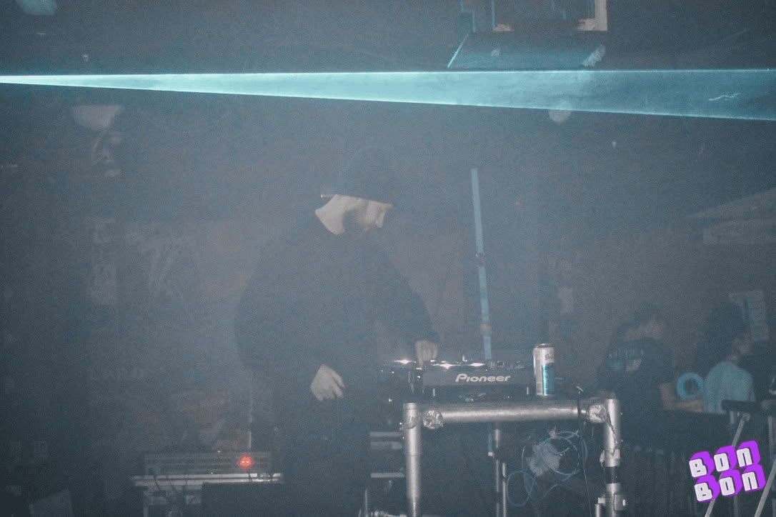 DJ performing at BonBon II with Adryiano
