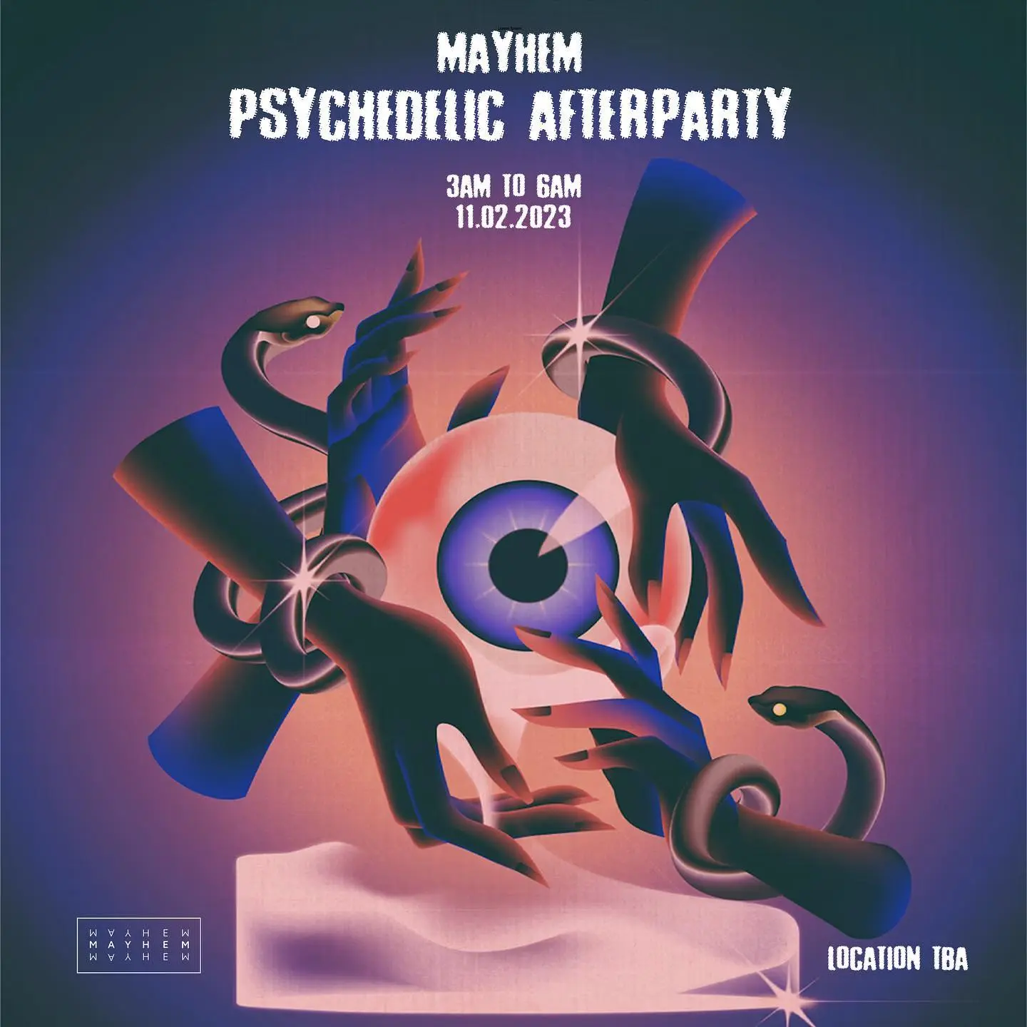 Mayhem Psychedelic Afterparty flyer